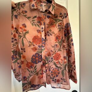 Guess Multicolor Floral Top